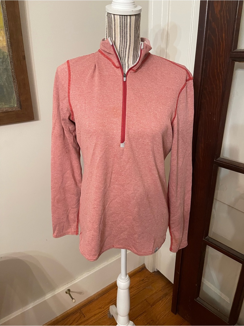 Women’s Pullover Quarter-Zip Top - Pink